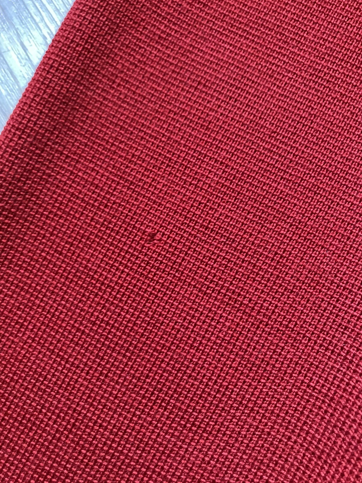 Vintage ’80s Luisa Spagnoli Old Money Red Knit Wool Jacket Epaulettes Medium