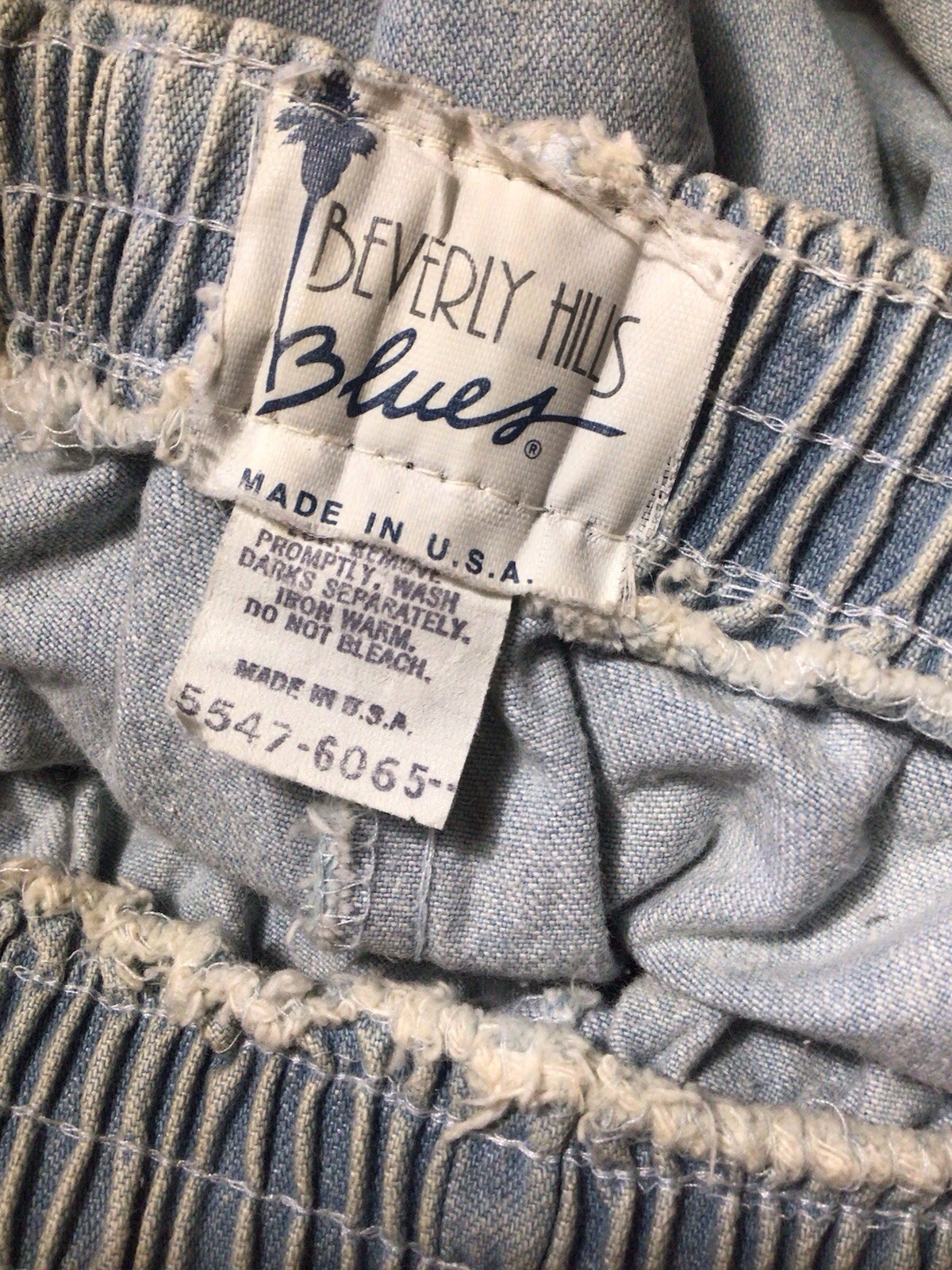 Vintage 80s Beverly Hills Blues Women’s Denim Jean Shorts Y2K