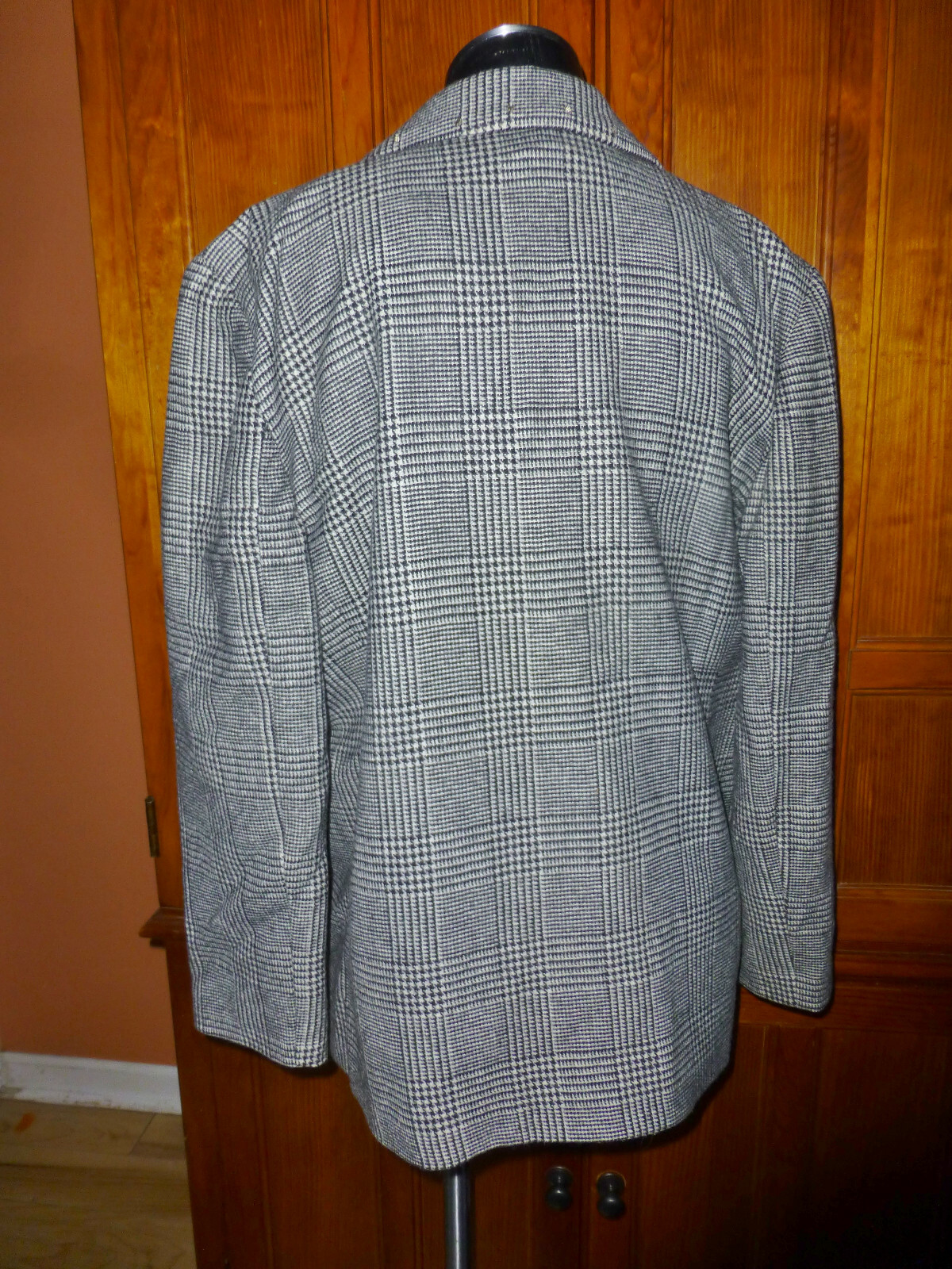 Vtg 80s CRYSTALS Rhinestones Embellished dress Evening Party Blazer Jacket L XL