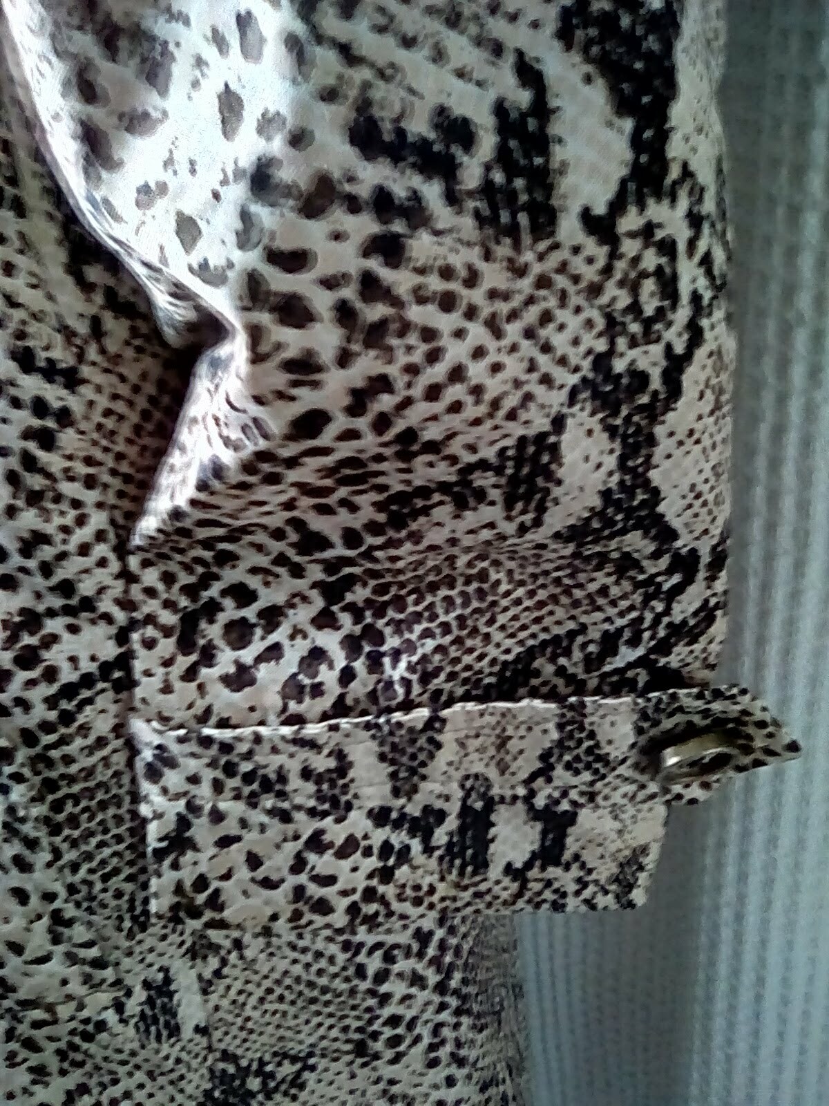 Small VTG 1960s Leopard Print Trench Overcoat USA Made Size S