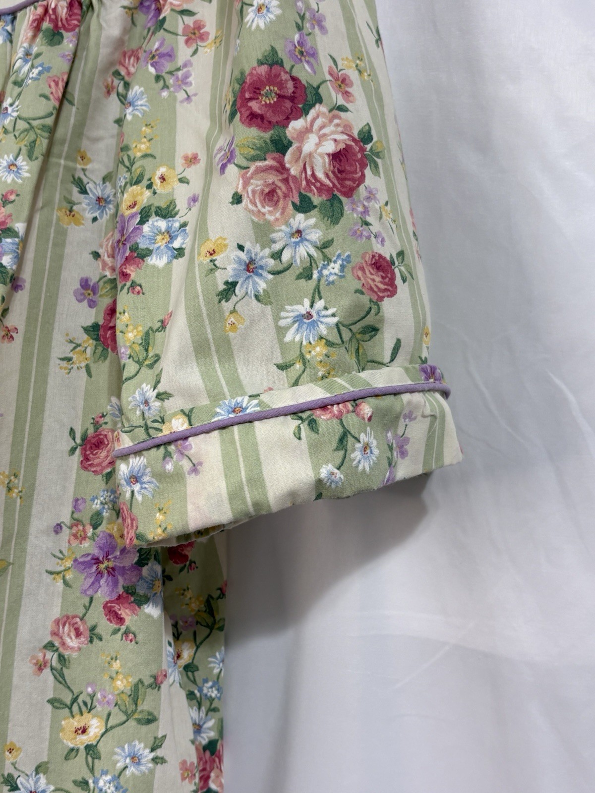 Signatures By Smart Time Vintage Floral Nightgown W Sz 1X Cottagecore Country