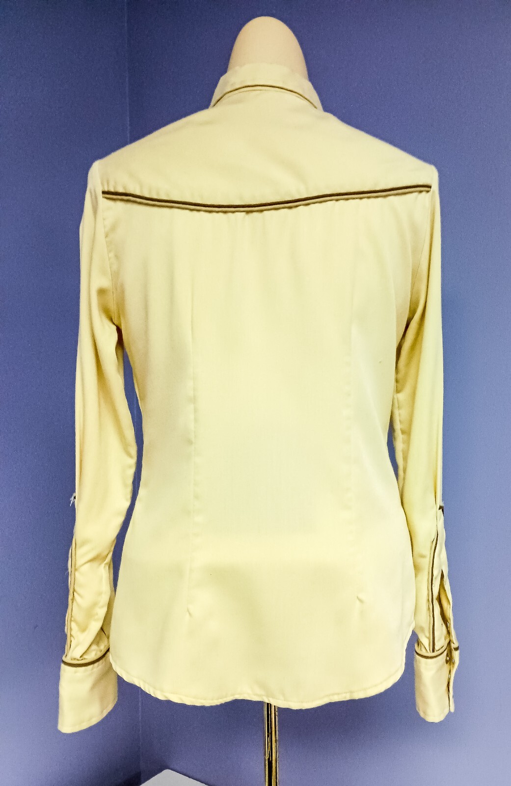 Western Cowgirl Outfit 3Pc Vtg 60’s-70’s Br/Tan Fringed Pant Shirt & Jacket SM