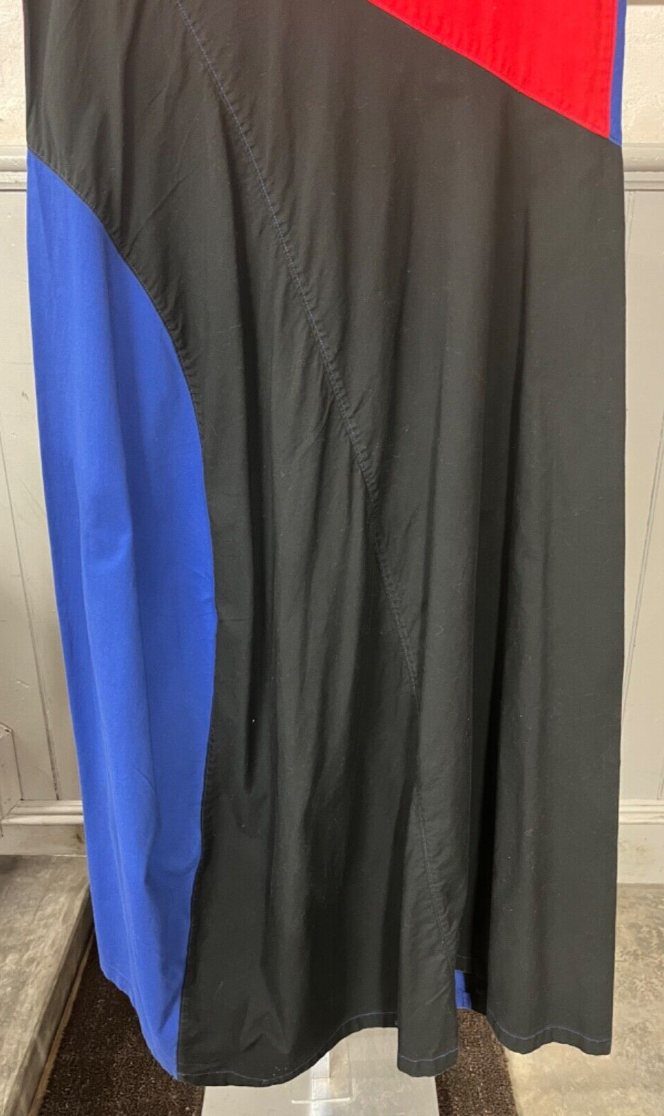 Issey Miyake Color Blocked Sack Dress