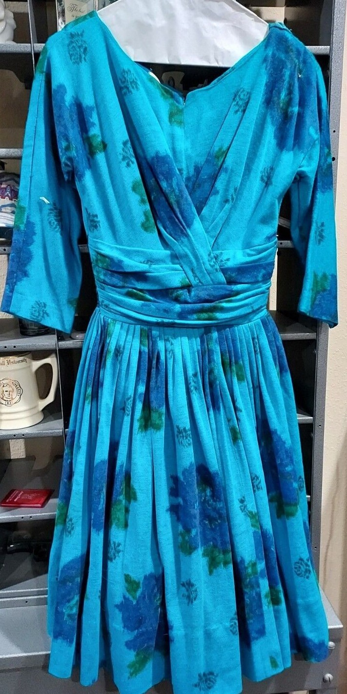 Carol Craig New York 1950s Cocktail Party Dinner Dress S/XS