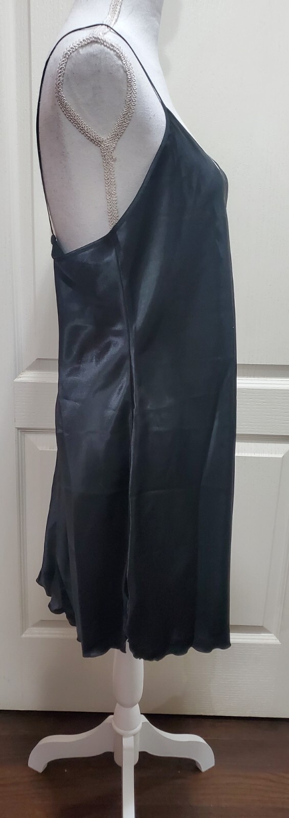 Ladies Nylon Night Gown -Andra Lingerie – Italy – Black – Short – Size 6
