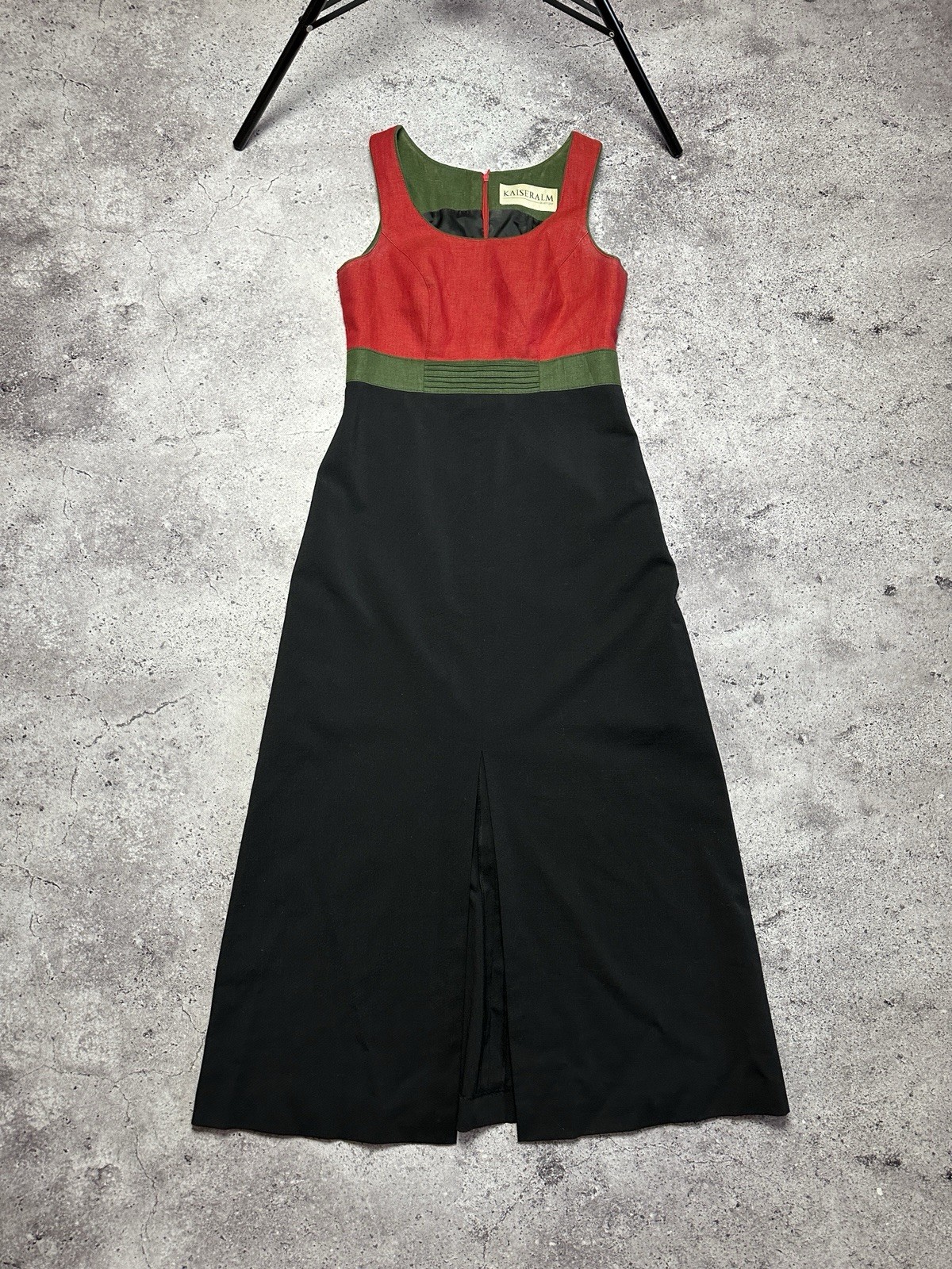 Kaiseralm Austrian Style Trachten Austria Dress Sz Red/Black
