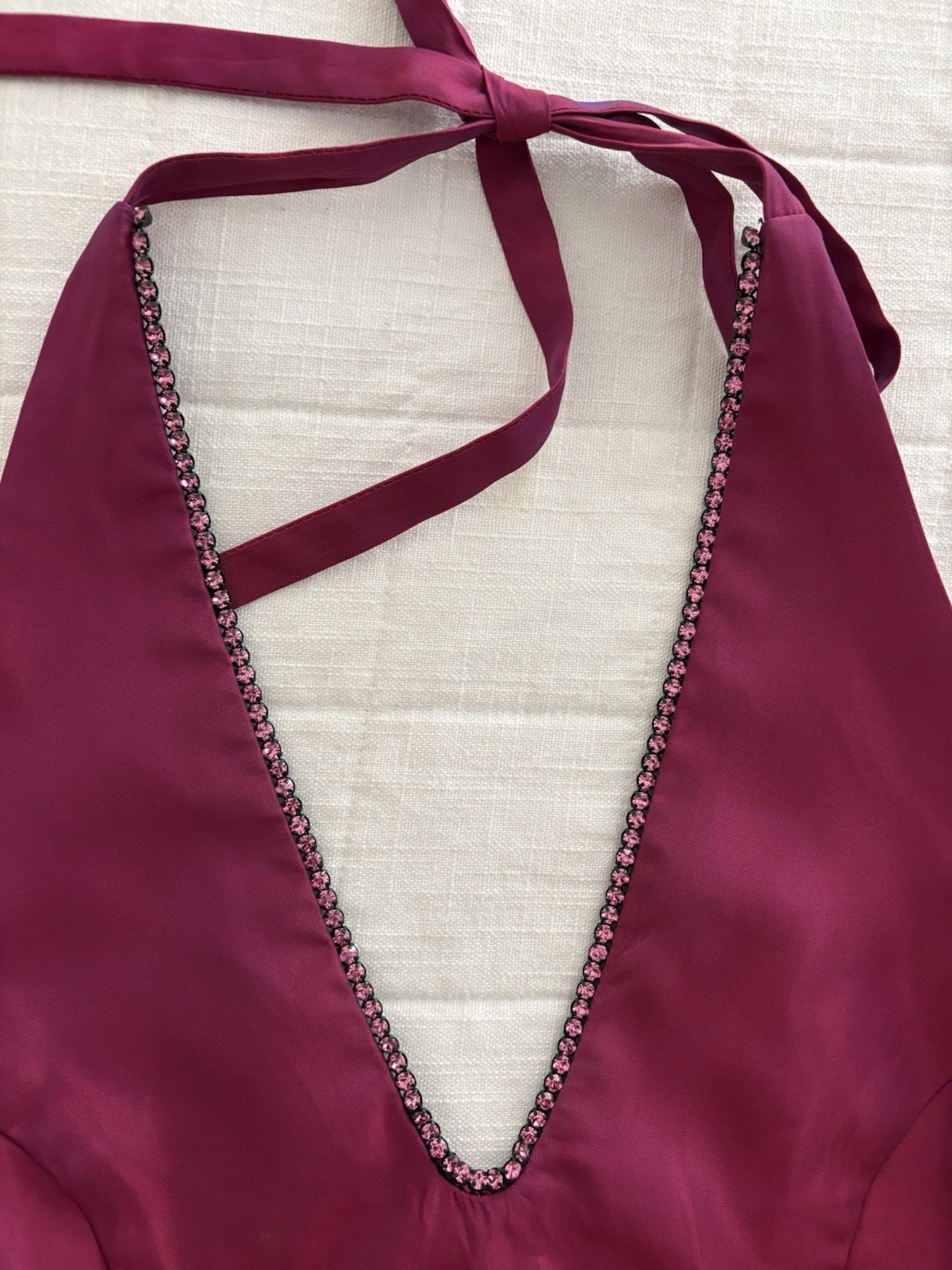 vintage jessica mcclintock gunne sax halter dress