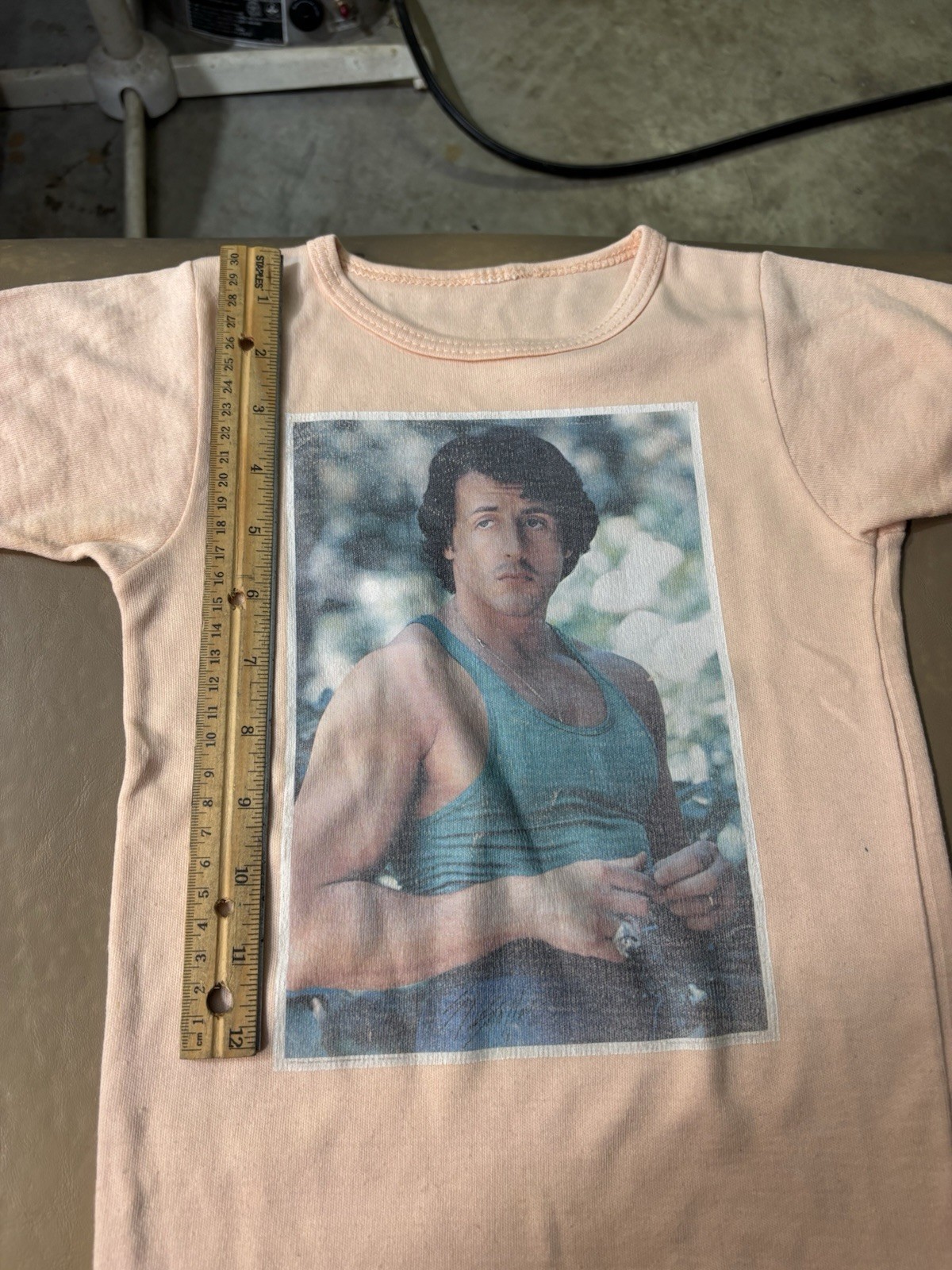 VTG 70s 80s Rocky Movie Promo T Shirt Iron Graphic Women’s M Boxing Stallone