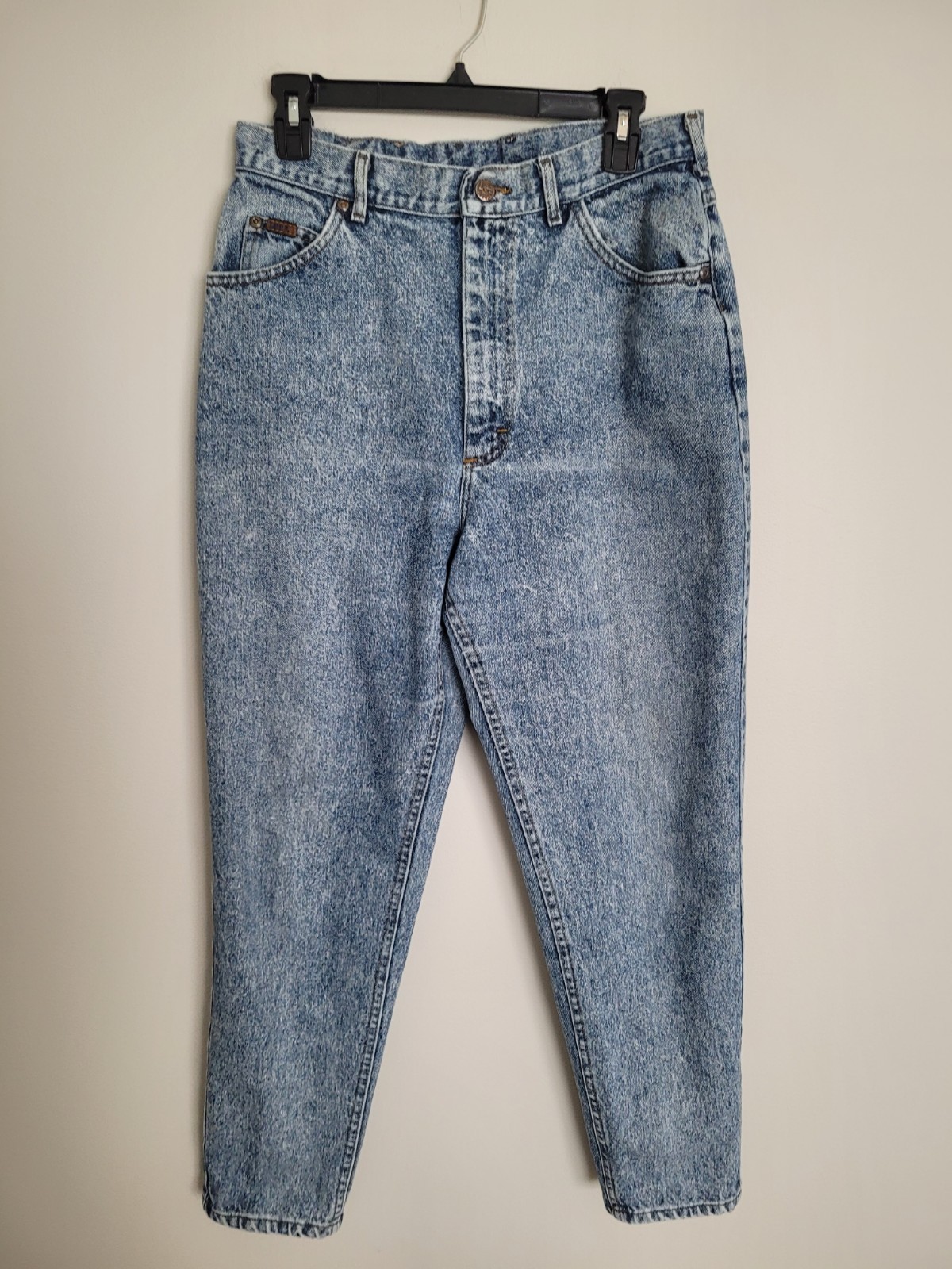 Vtg 80’s Lee Riders Acid Washed High Waisted Mom Jeans Womens SZ 14 Med USA