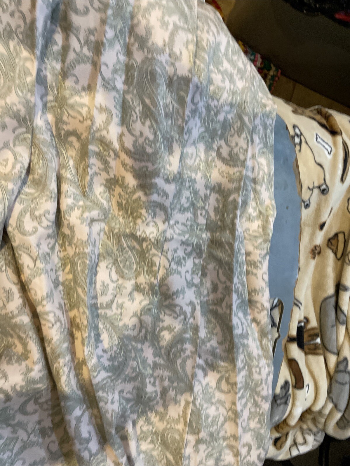 Vtg David Brooks Skirt 2 Piece Set Pink Paisley 90s Short Sleeve Modest Size 10