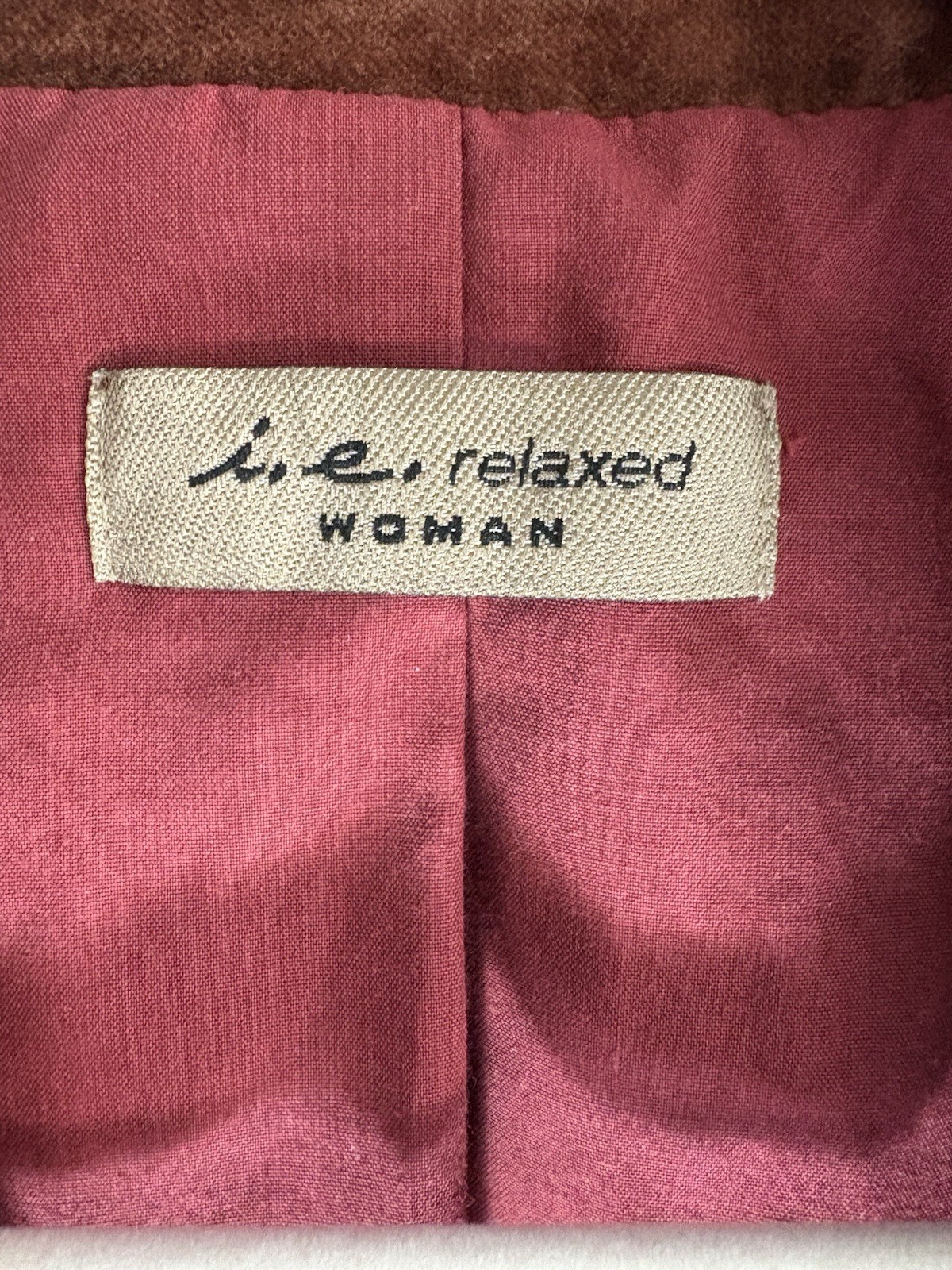 Vintage Rust Brown Velvet Womens Oversized Blazer sz M by i.e. 70s Style Western