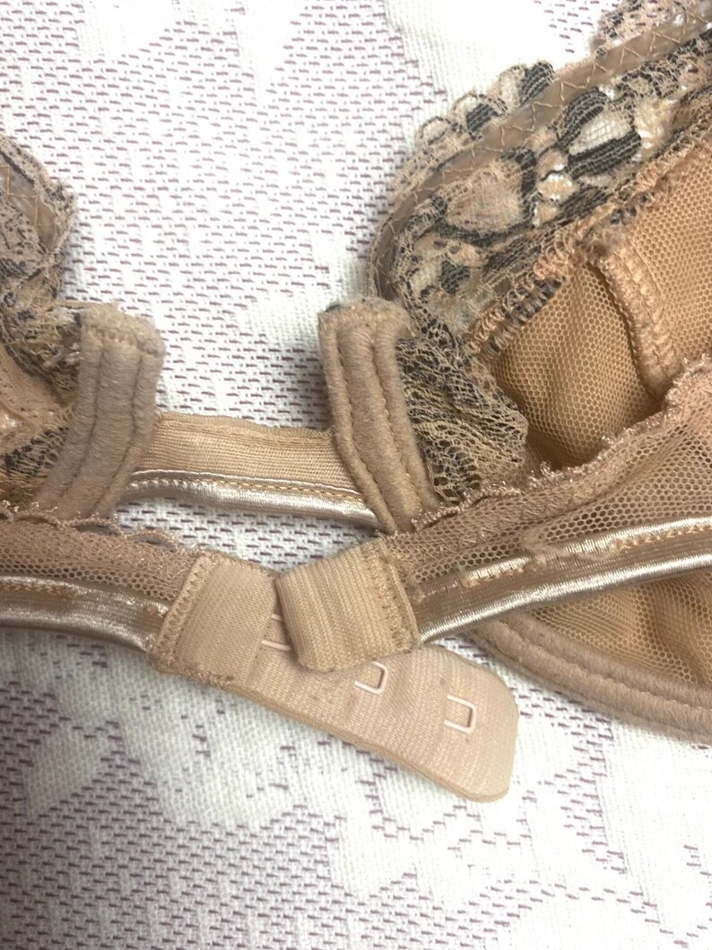 80s French Valisere Sheer Wired Bra | vintage elegant bra eighties lingerie