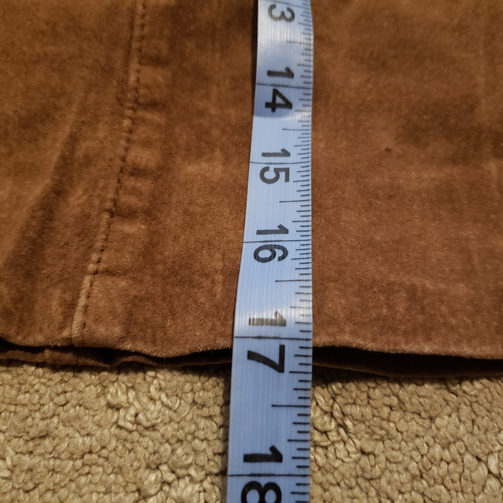 Jay Jacobs Suede Skirt Vintage Brown | Women’s 9 Suede Made in Canada Casual