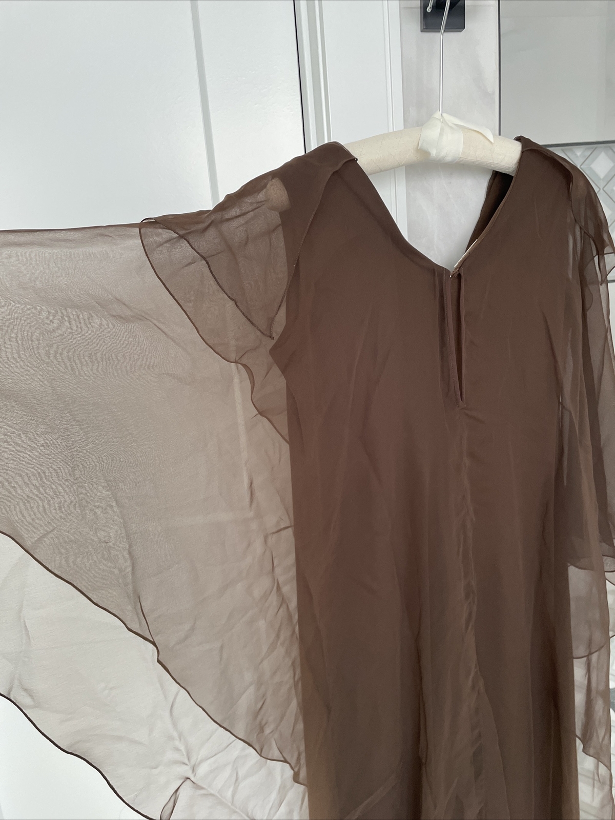 VTG 1960’s Felix Arbeo For Aventura Brown Dress, Loose Fitting, Size M-L/ 10-12