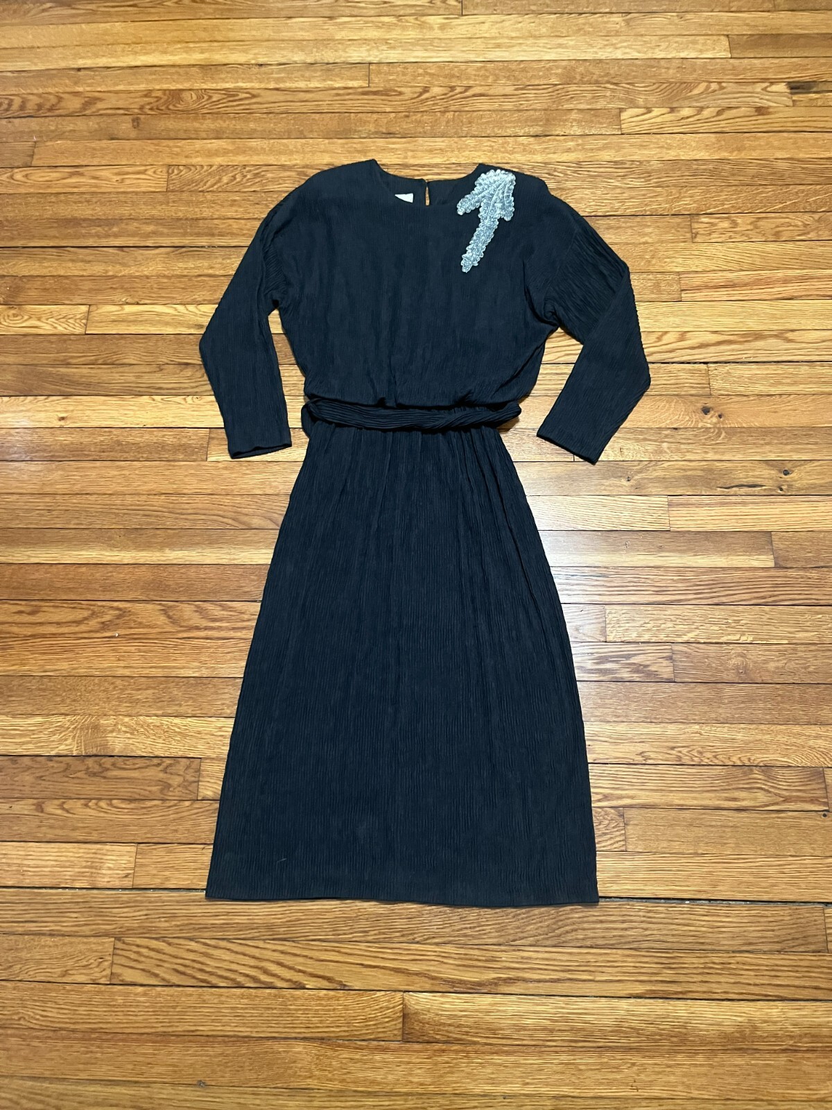 Vintage 70’s 80’s Pellini after 5 Von Bramlett Ladies Black Dress size 5/6 USA