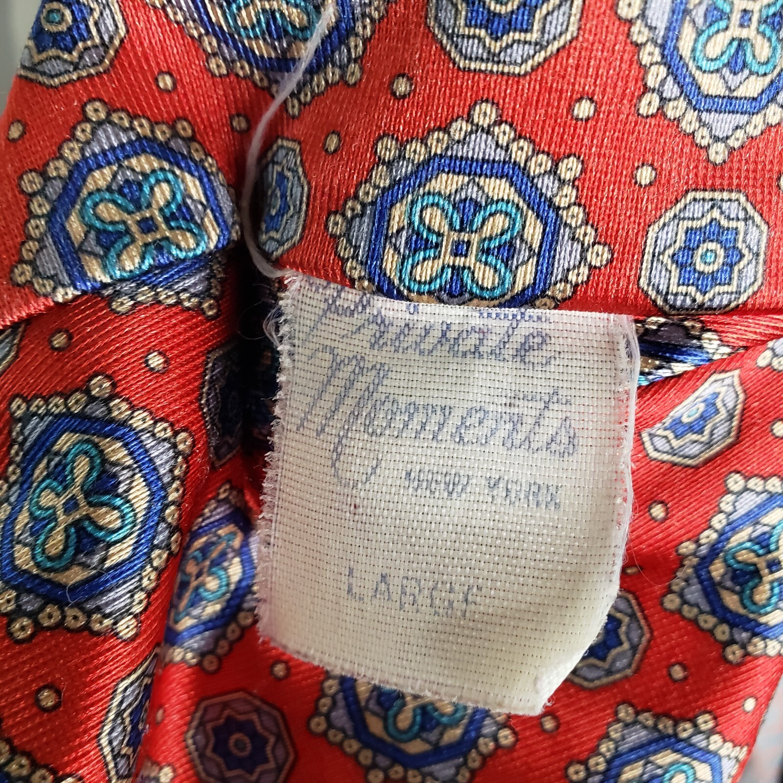 Vtg Private Moments New York Night Shirt Silk Sz L Button Up Sleep