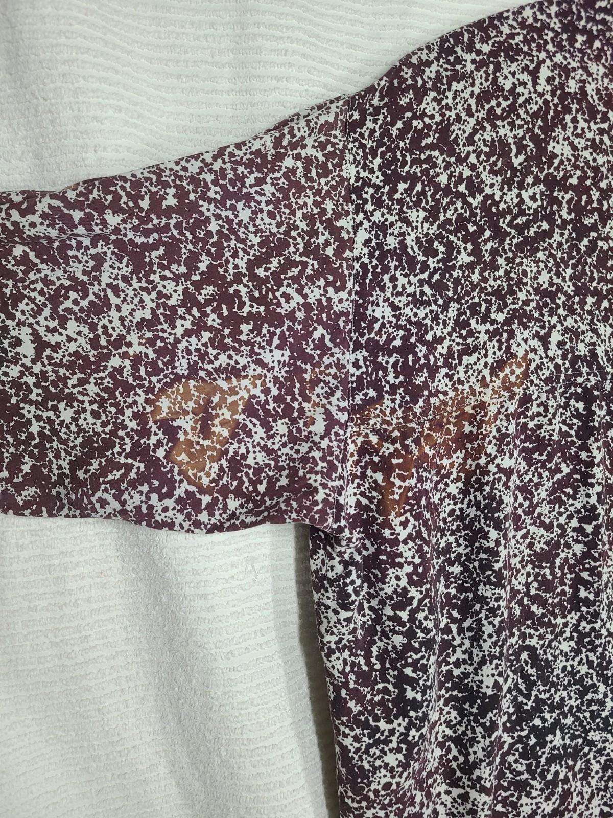 Vintage 1990s Oversize Shirt Mall Brand Limited Button Up Rayon Notebook Print