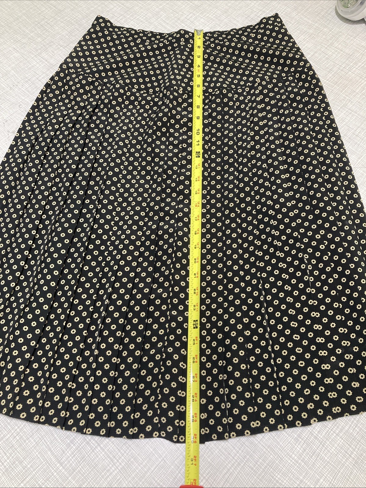 Vtg 80s 90s Kasper ASL Medallion Print Chiffon Skirt Set Sz 16 Pleated Two Piece