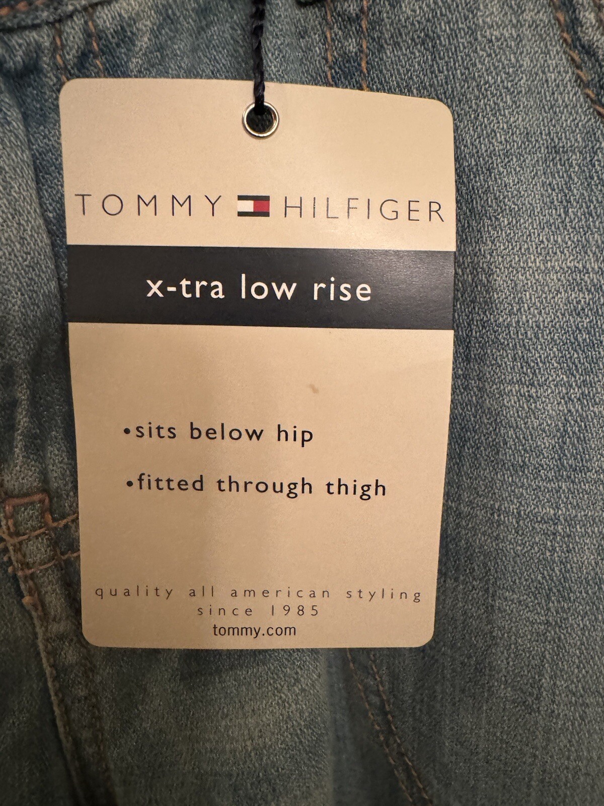 Tommy Hilfiger Women’s X- Low Rise Flare Jeans. size 6. NewTags Still On. 2007.