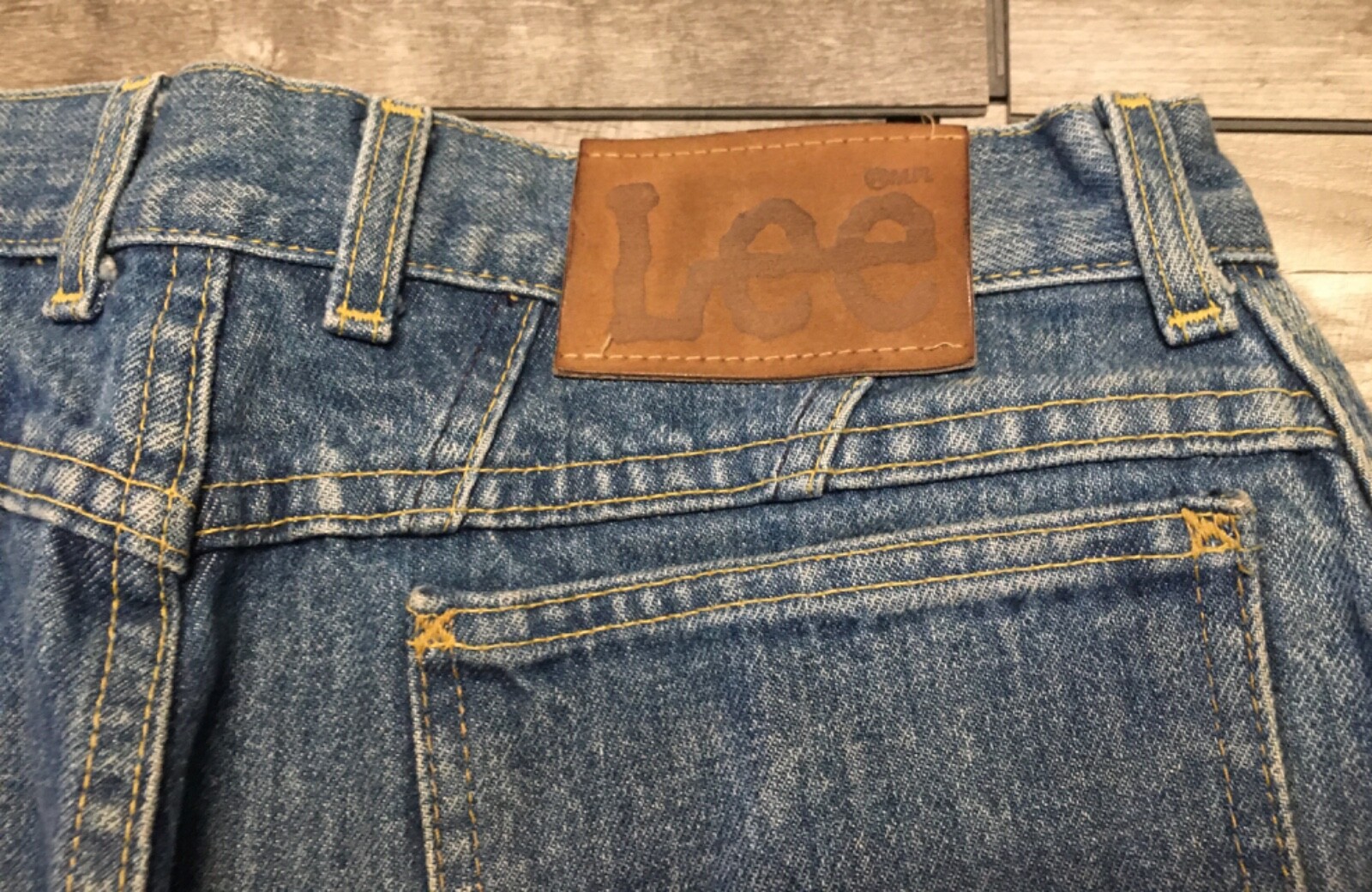 Vintage LEE Rider Made in USA Womens Denim Blue Mom Jeans Size 13 Med 28” Inseam