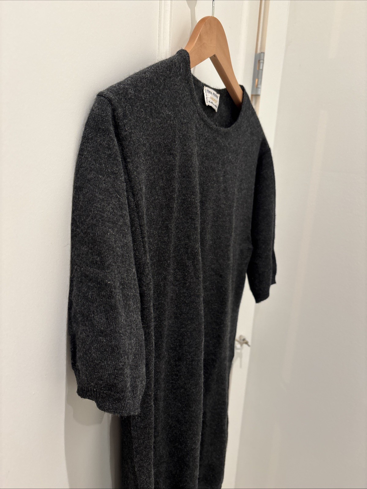 Made In Italy Vintage Cashmere Shirt. Tina Pedroni. Milano Genova L
