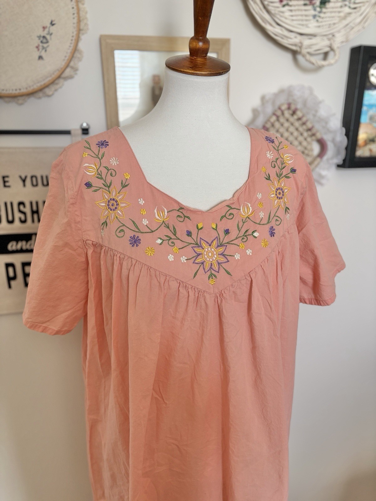 Vintage Expressions Nightgown Dress