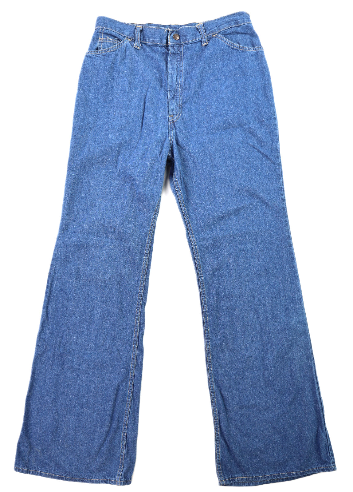 Vintage 70s LEVI’S LEVIS USA Women’s 31 x 33 10 Blue Denim Wide Flare Leg Jeans