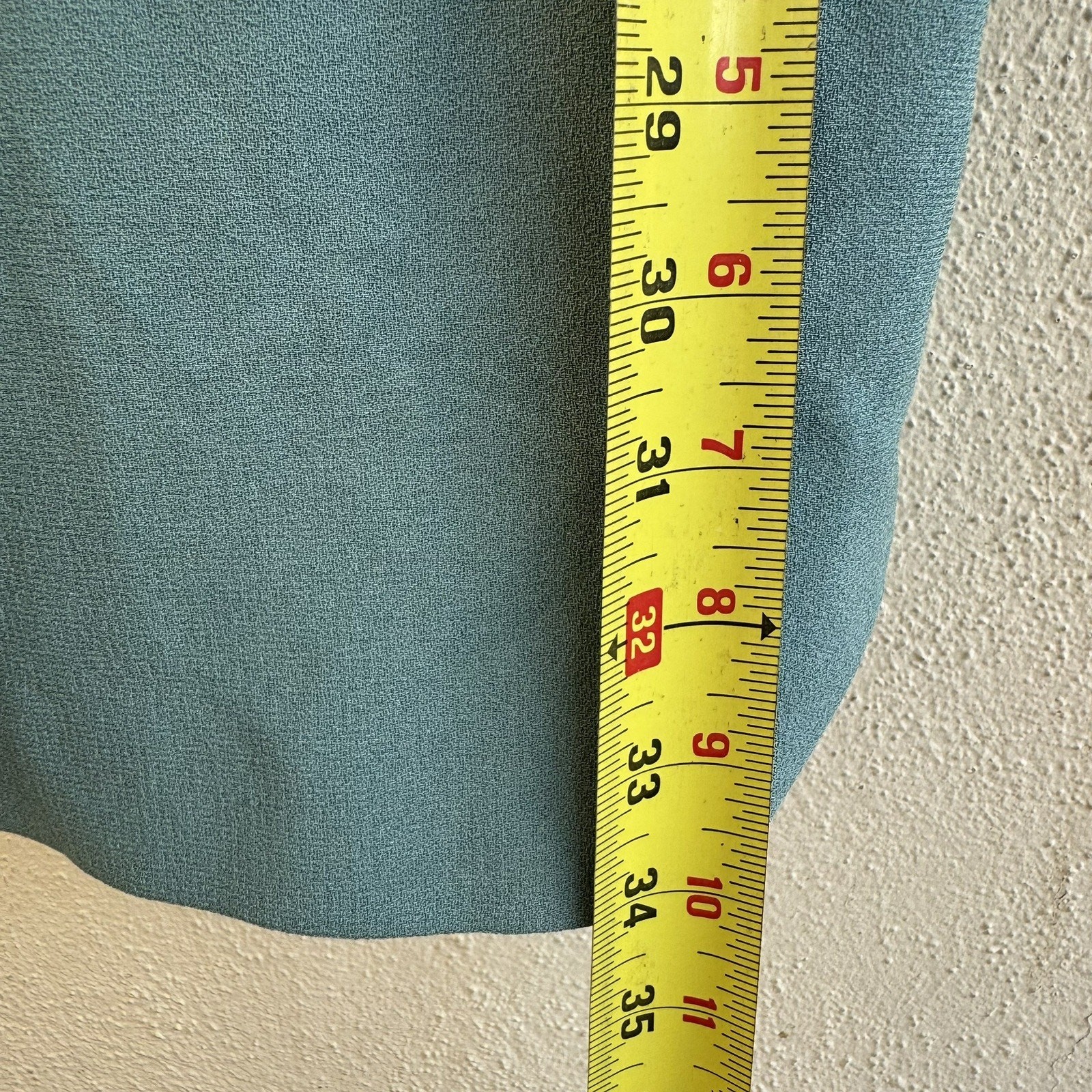 Vintage 80s Ann Tjian For Kenar Sea Foam Green Long Overcoat Blazer Size Small