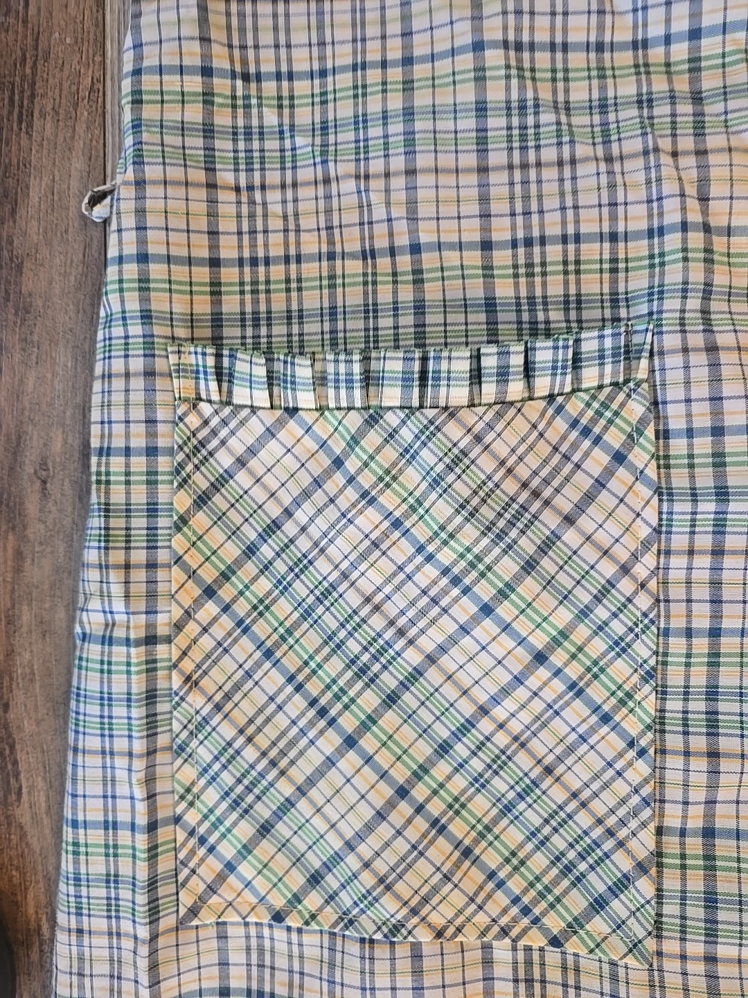 Vintage Sears Fashions Sz 16 Womens Plaid House Dress USA 60’s