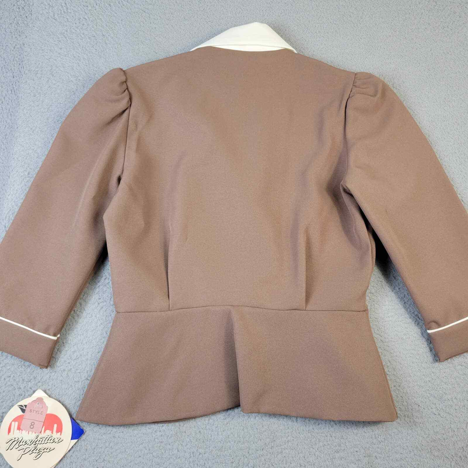 Vintage 50s Cropped Jacket Women Size 8P Puffy Prop Iconic Glam Hourglass New