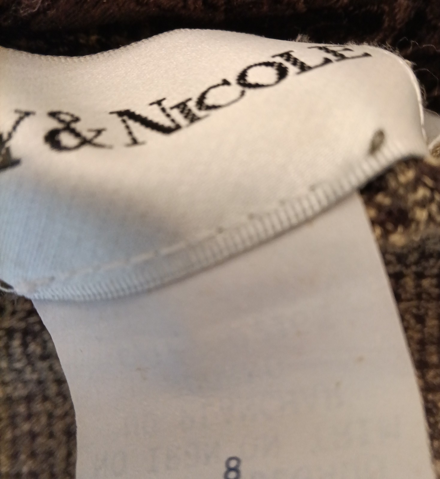 Vintage Danny & Nicole Dress Jacket Intriquit Detail Unique 50’s Style SZ . 8P
