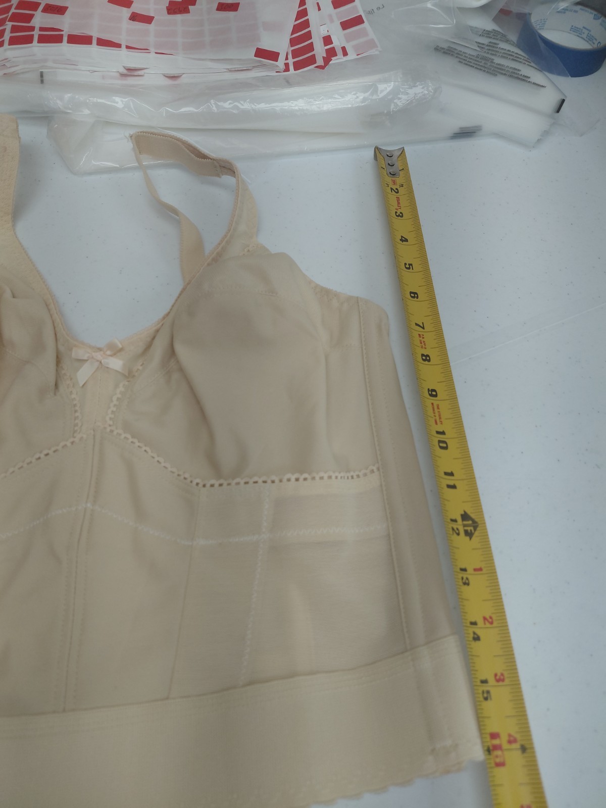 Vintage Crown-nette Longline Bra Size 40D