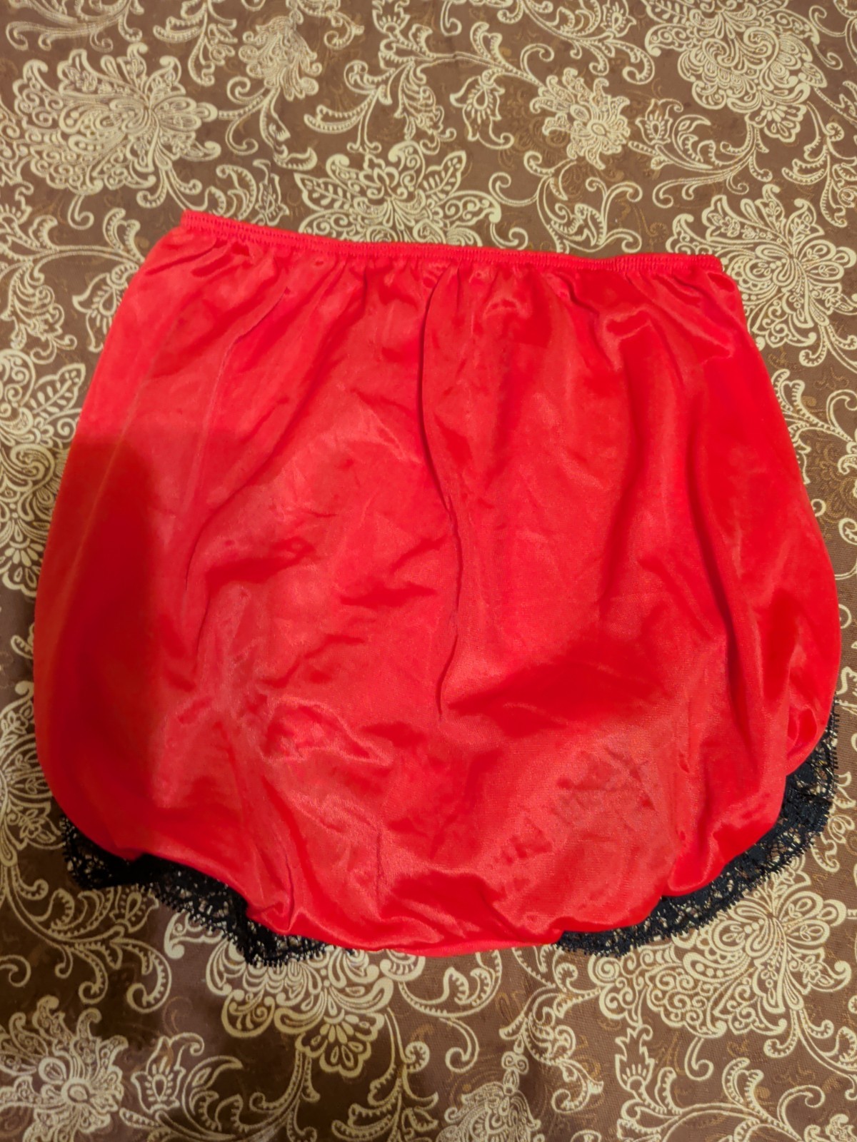 Vintage Satin Granny Panties Size 7