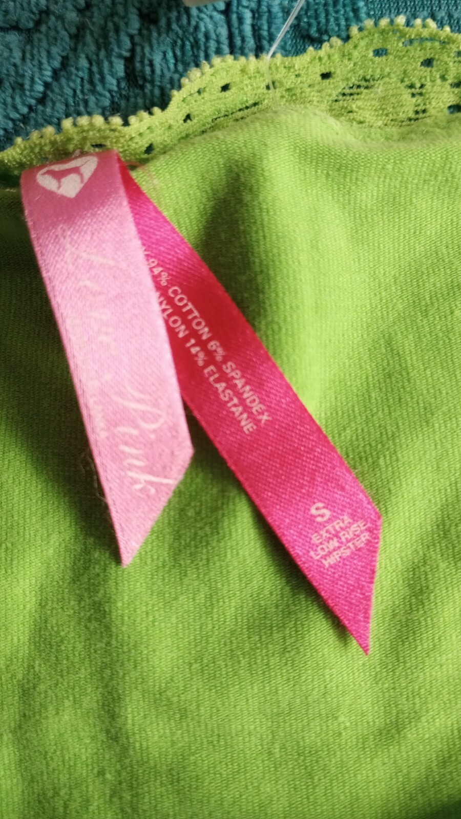 Victoria’s Secret PINK 2008 Vintage Dog Peace Logo Panties RARE Xs Bikini