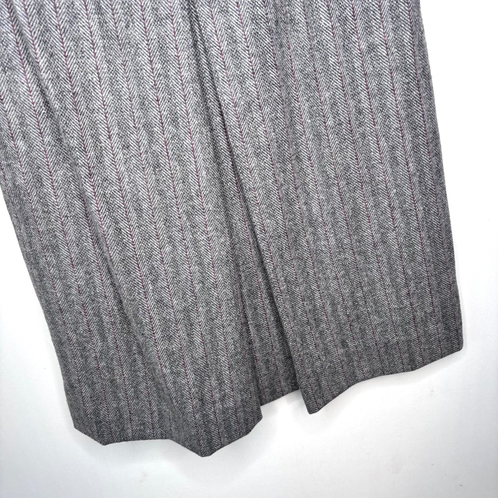 80s Wool Herringbone Blazer and Skirt Set Size M Classic English Countryside