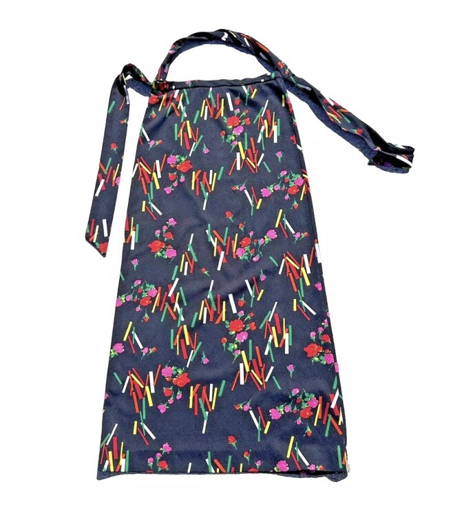 Vintage Alex Coleman California Maxi Skirt 1970s Abstract Floral