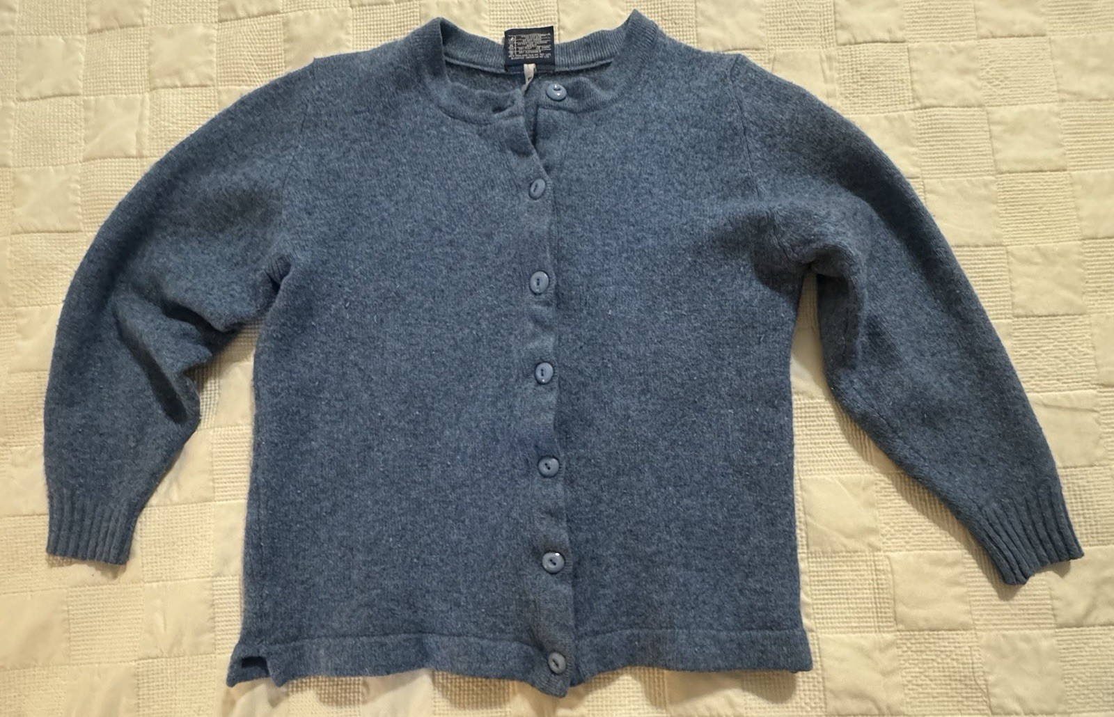 Vintage Glengyle New Zealand Wool Cardigan Sweater Button Down Size 16