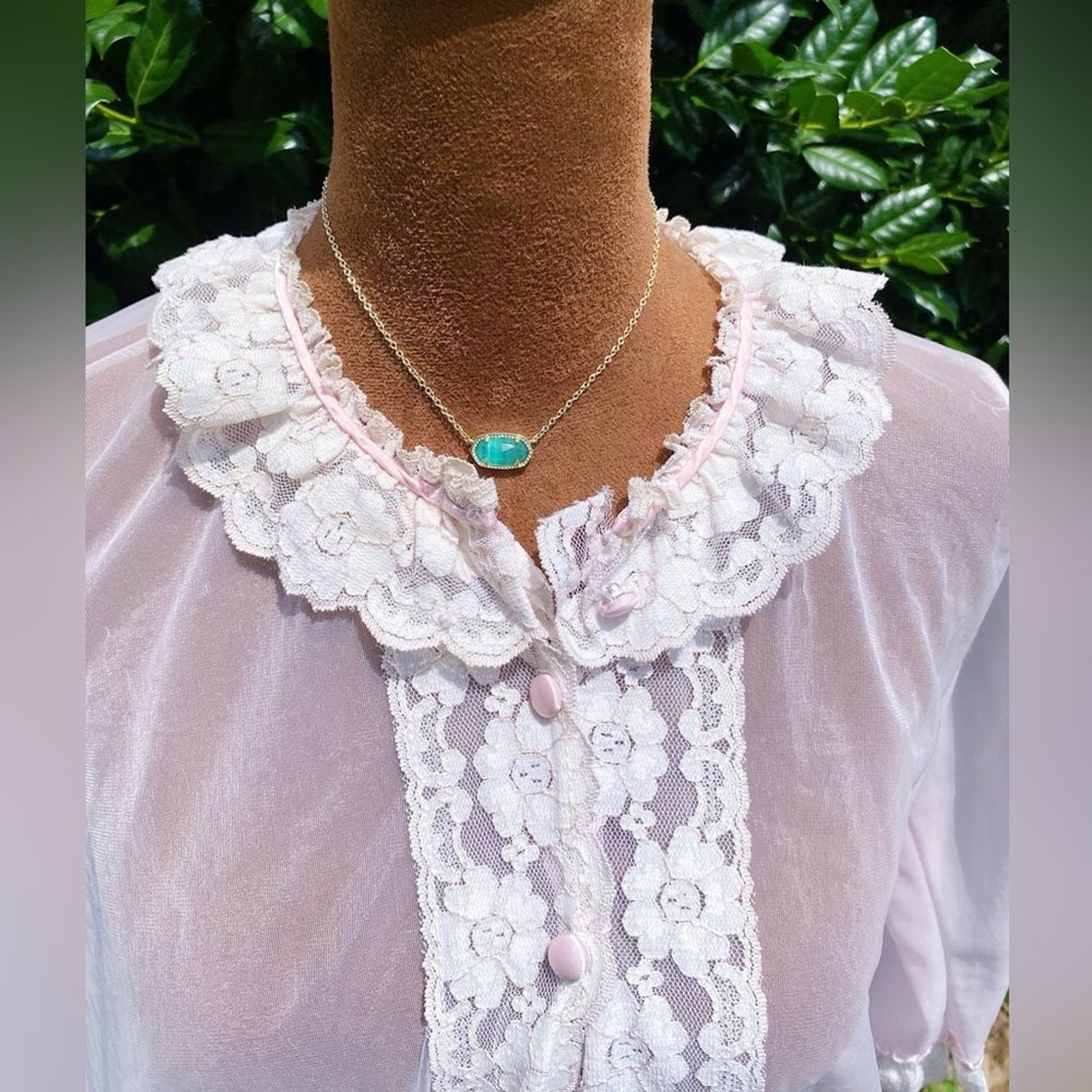 Vintage Festival Sabrina Carpenter Victorian Coquette Ruffle Lingerie Robe
