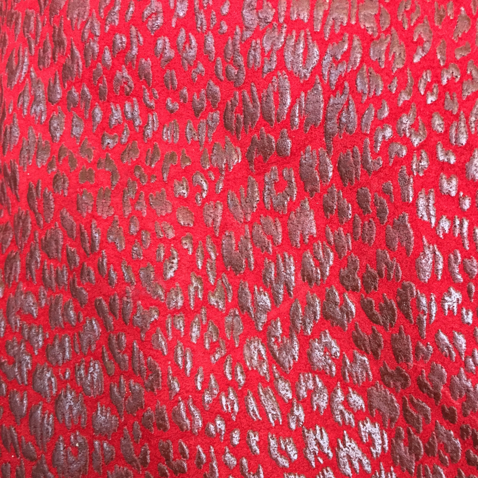 Rumors n’ Gossyp 1980s vintage red leather pencil skirt w/pockets – size M