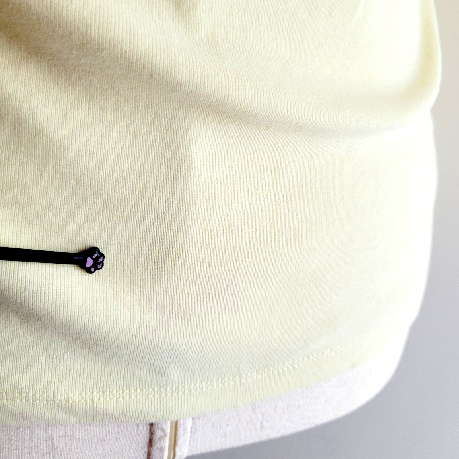 Vintage Gap Butter Yellow V-Neck T-Shirt, Women’s Large L, Cotton Y2K Minimalist