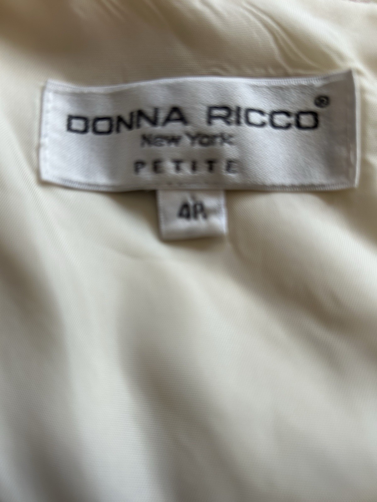 VTG 90s Donna Ricco Chiffon Floral Babydoll Midi Dress 4P Tie Back Fairy Cottage