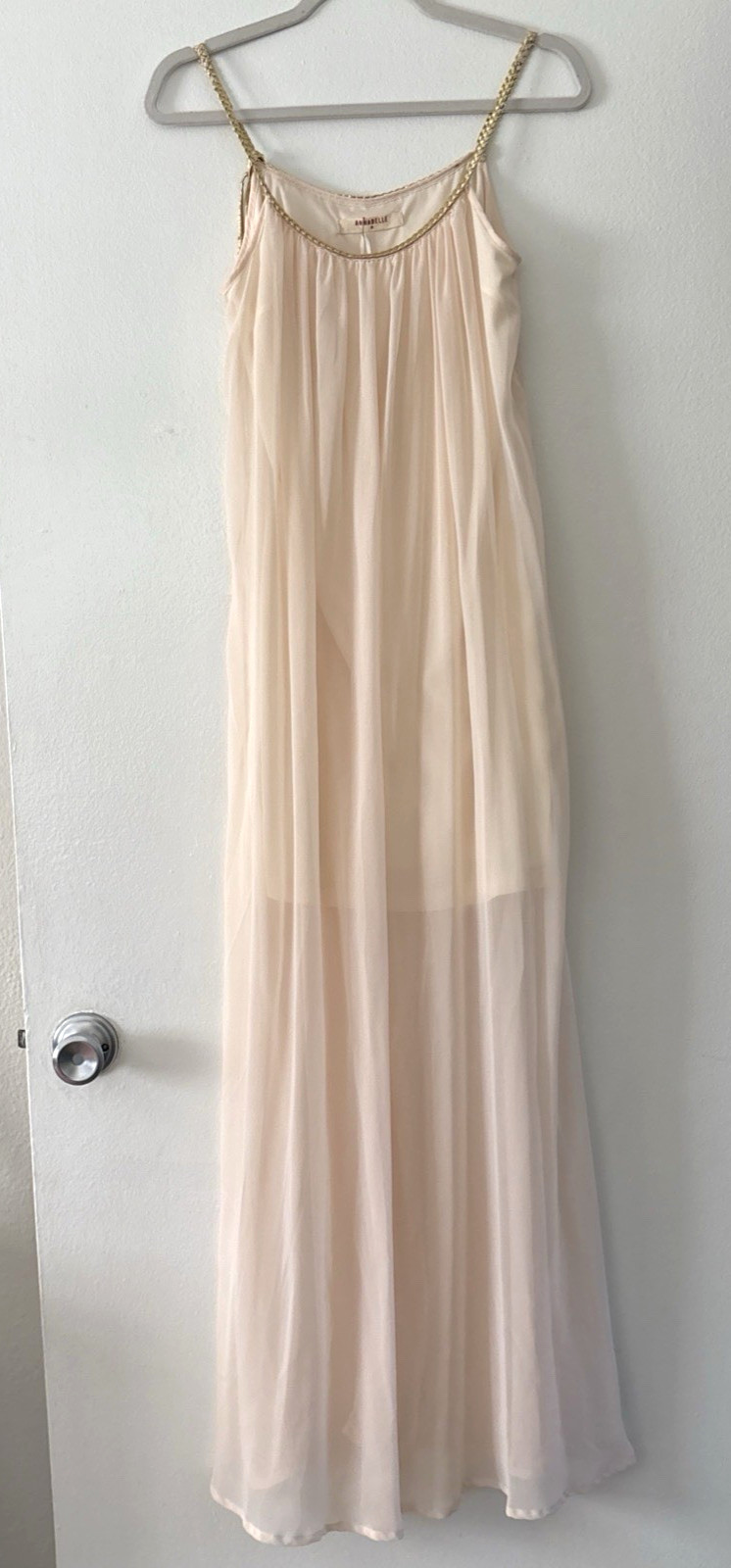 Vtg Annabelle Nordstroms M 2 Pc Negligee Robe Set Sheer Coquette Y2K Honeymoon