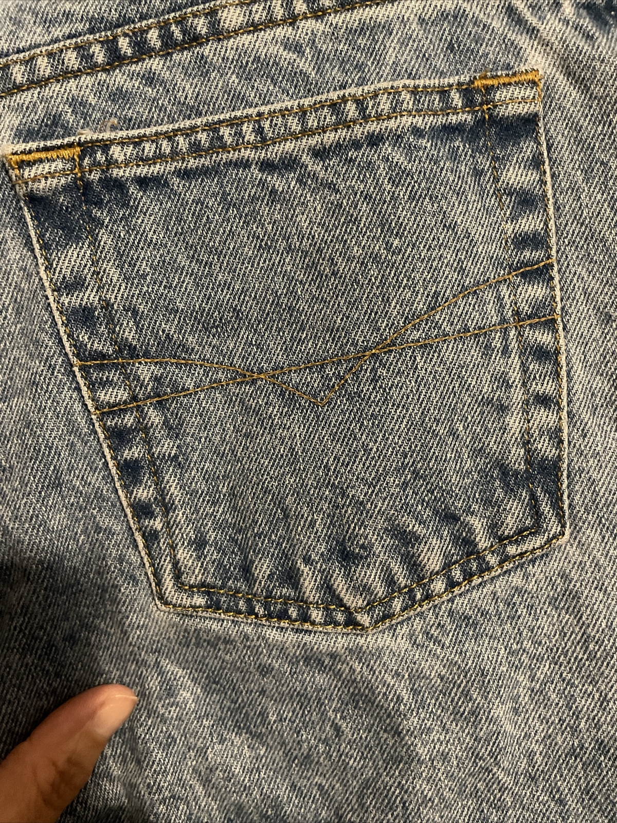Vintage Paris Sport Club Button Fly Jeans Womens Size 28×29 Classic Fit Tapered
