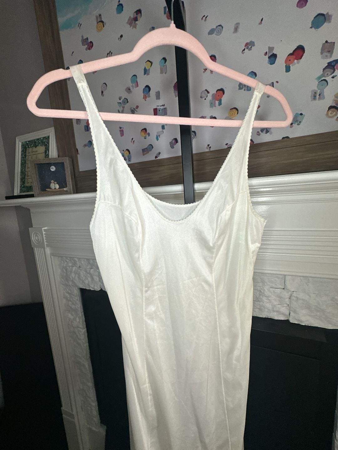 Vintage Vassarette Ivory Full Slip Dress Size 34F