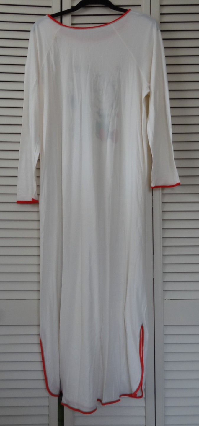 Sears 38-40 VTG Nightgown Night Shirt Snoopy Peppermint Patty Thin 60s 70s 72101