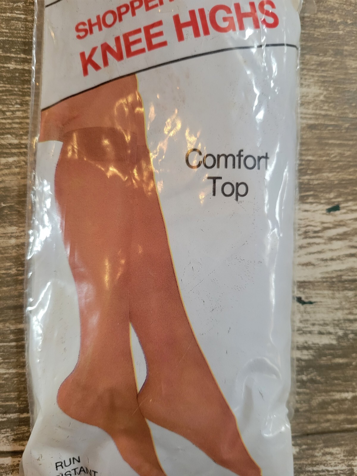 Peds Vintage Knee Highs New 4 Pairs Suntan Style 9014