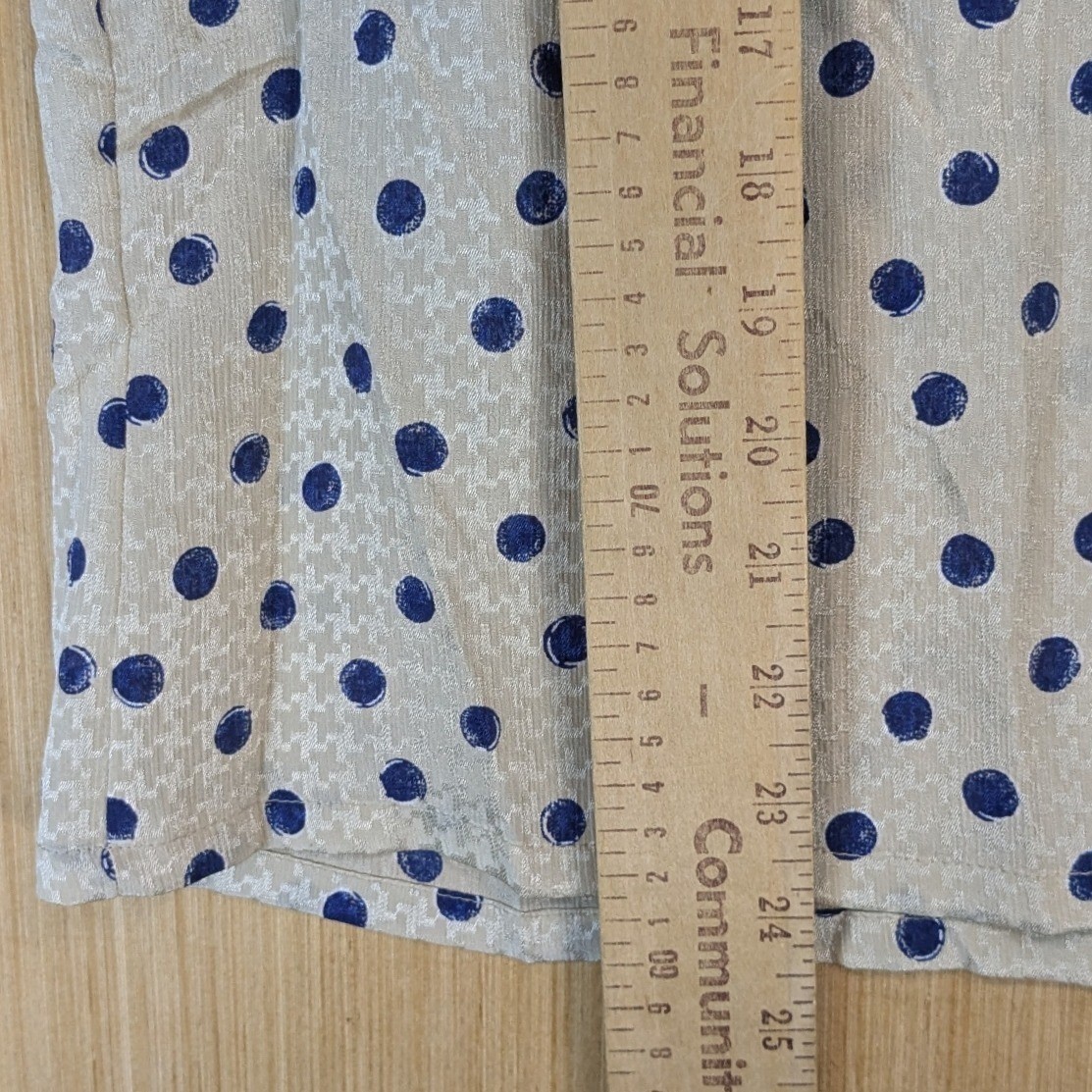 Vintage Pendleton Country Sophisticates Retro Old Money Polka Dot Top Petite 12