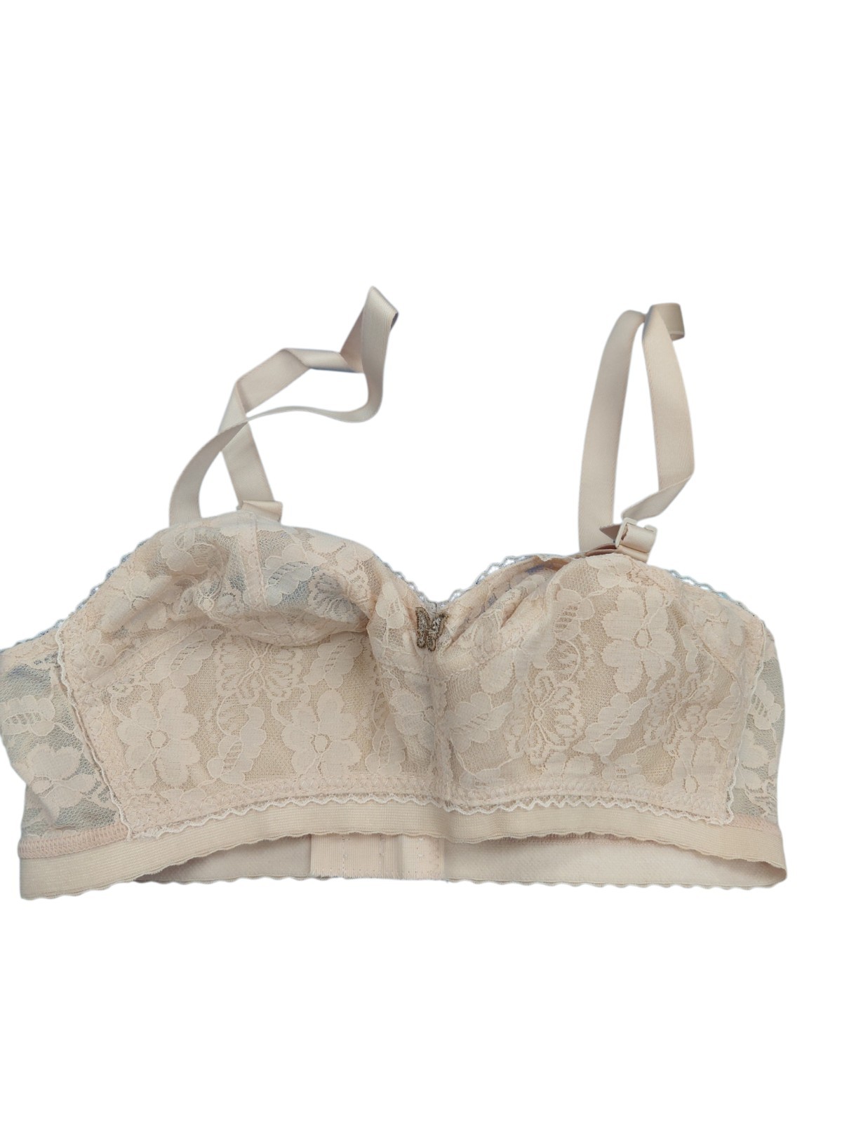 Vintage Lady Cameo Lingerie Bra Size 30D