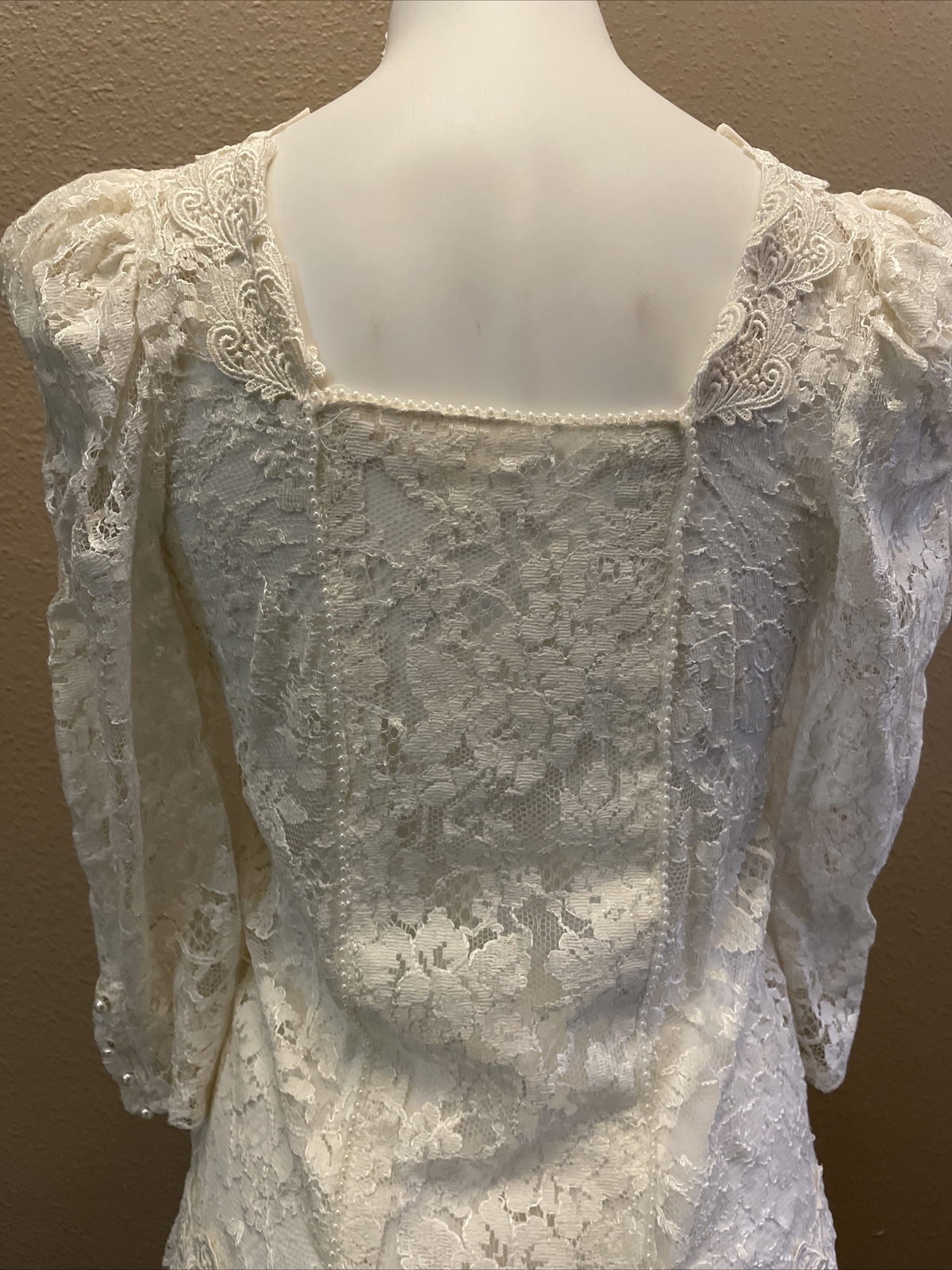Wedding Gown Cachet by Bari Protas Ivory Lace Size 3/4