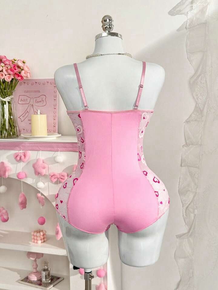 Soft Silky ❤️ Shaper Romper TEDDY Bodysuit Girdle Bra Long Leg Unitard XL NEW